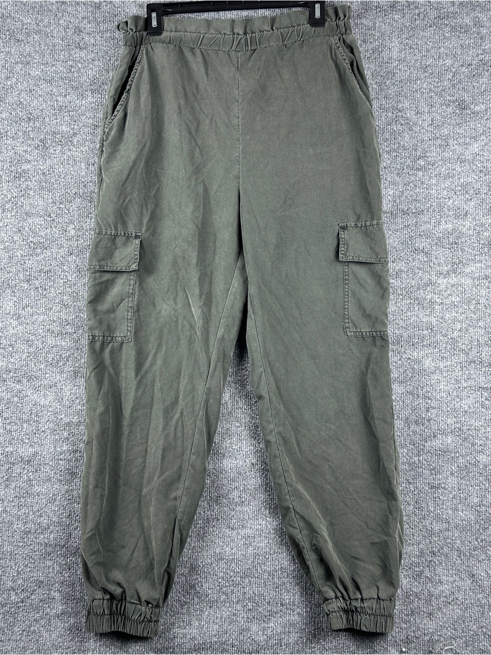 Fashion Nova Olive Green High Waist Cargo Jogger Pants Size XL NWT Utility